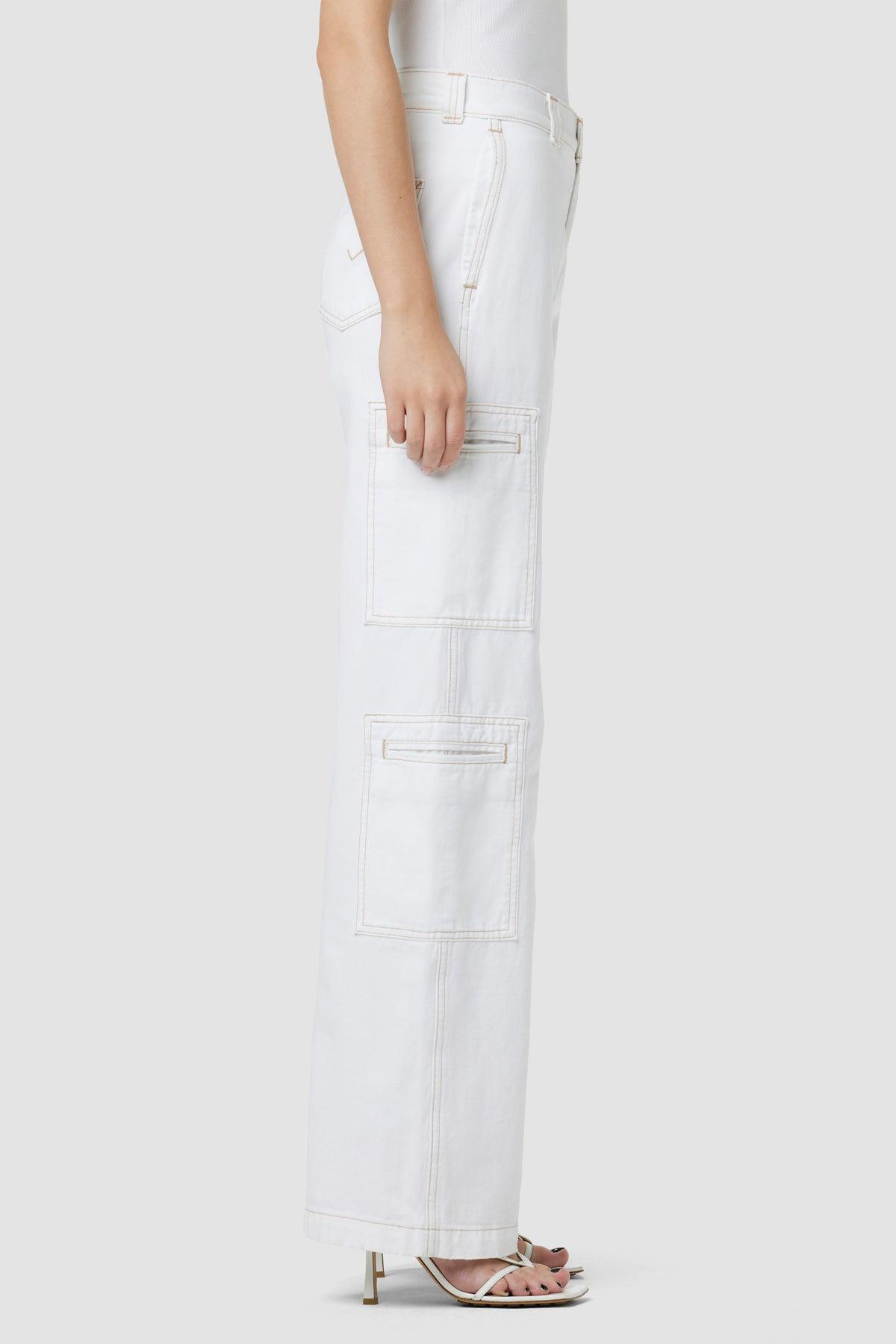 High-Rise Welt Pocket Wide Leg Cargo Product Image