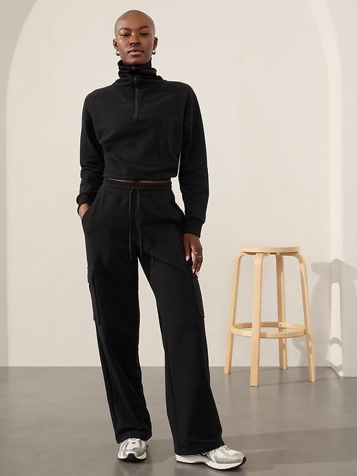 Forever Fleece Mid Rise Cargo Pant Product Image