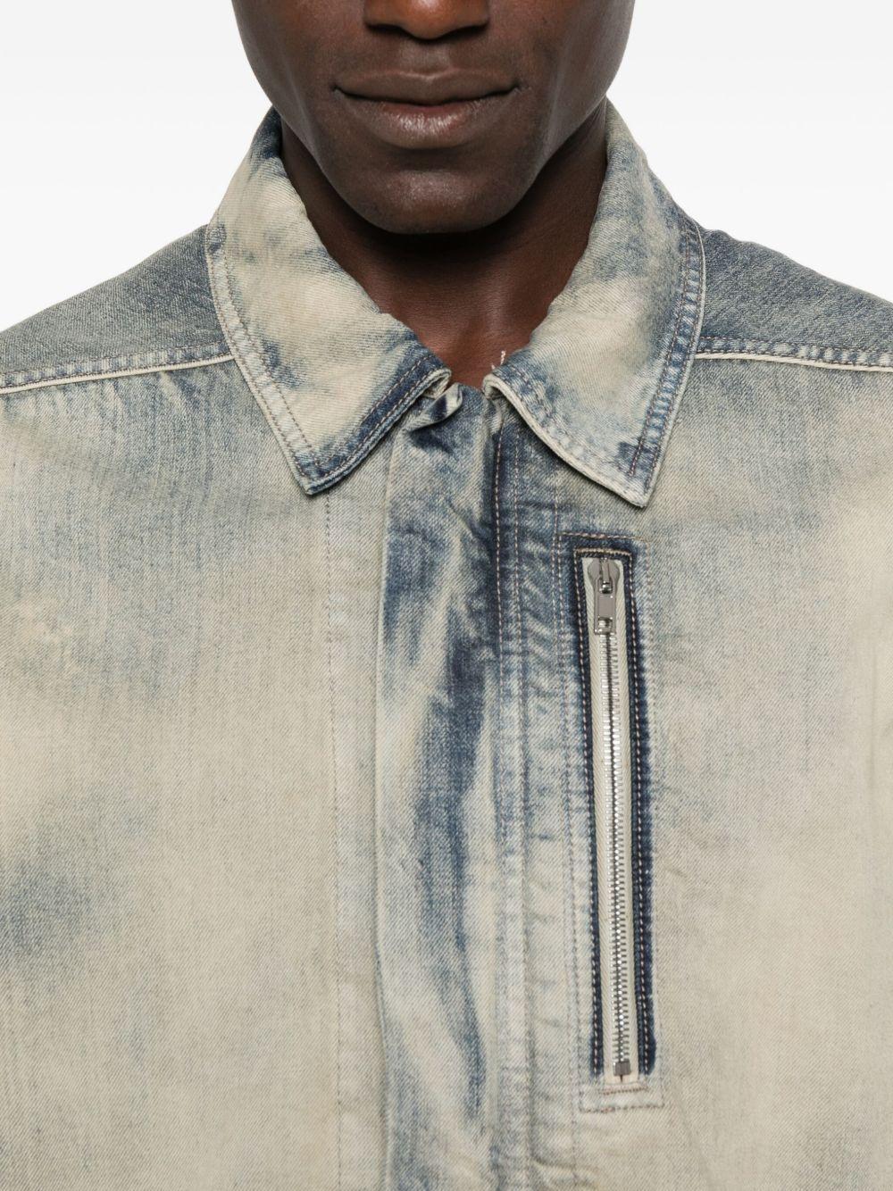 zip-fastening drawstring jacket Product Image