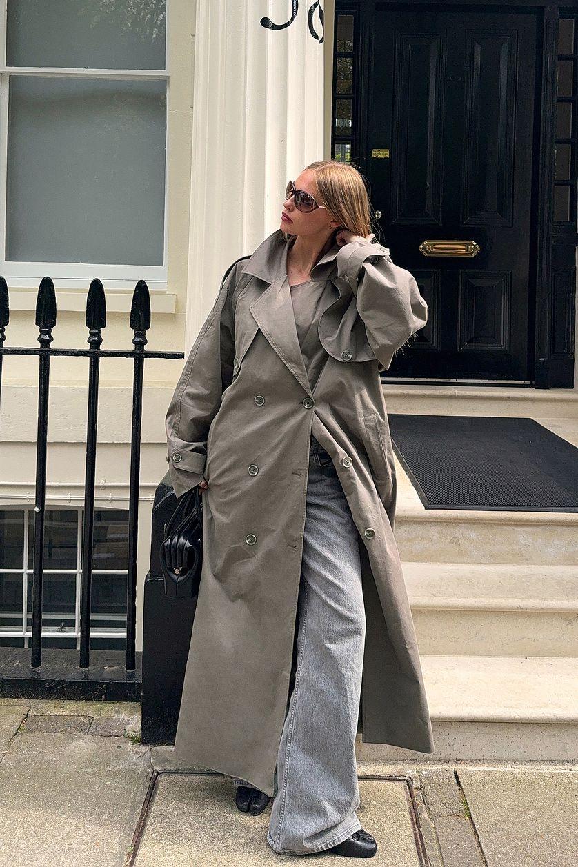 Oversized Long Trenchcoat Product Image