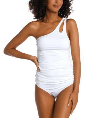 La Blanca Island Goddess One Shoulder Tankini Swim Bottoms Product Image