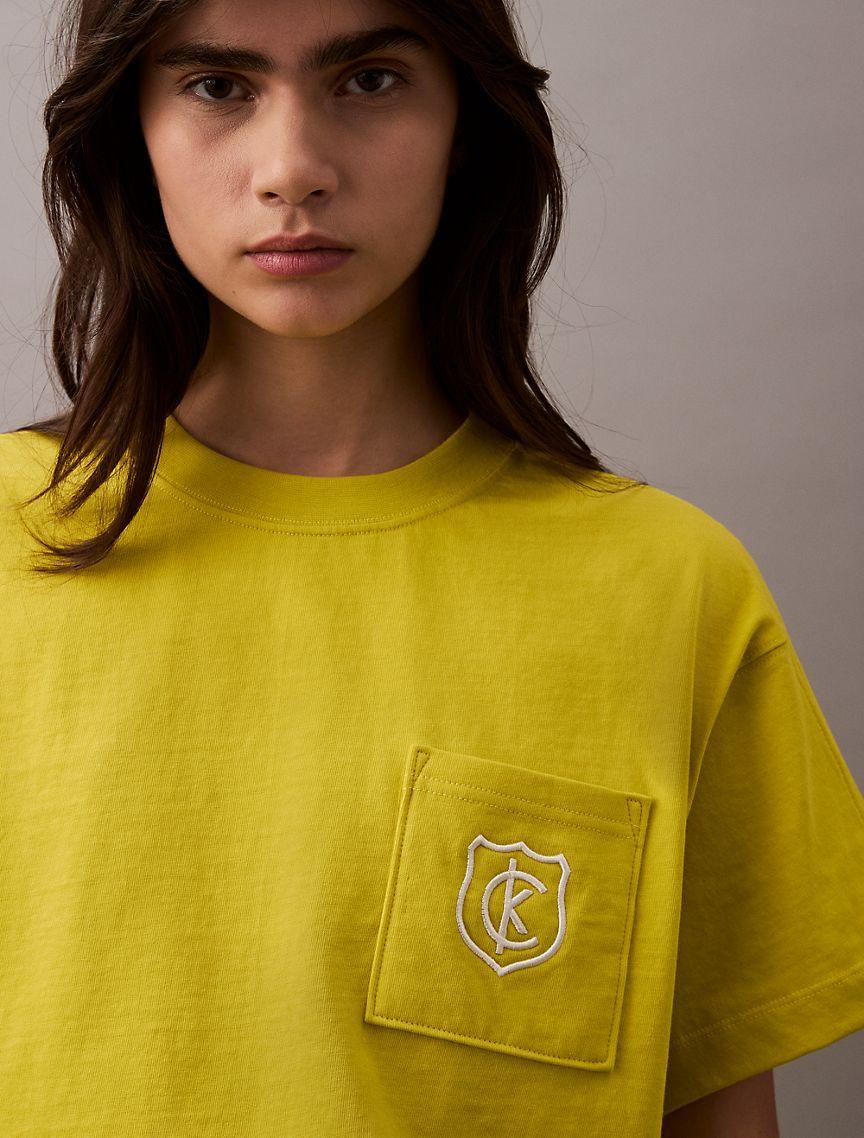 Monogram Logo Crest Graphic Boxy T-Shirt Product Image