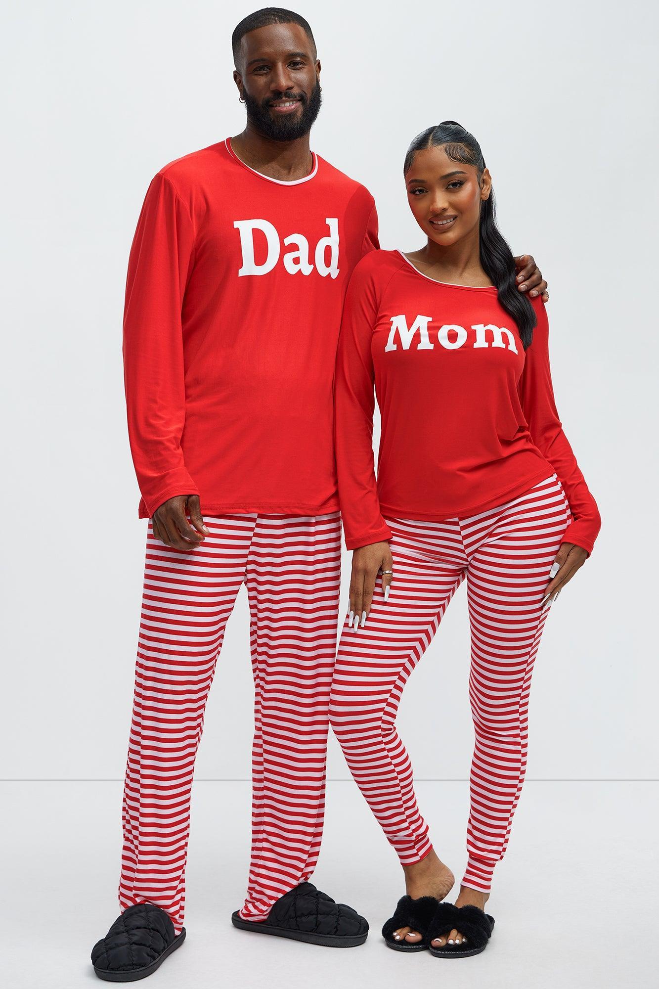 Be Merry Holiday PJ Set - Red/White Product Image