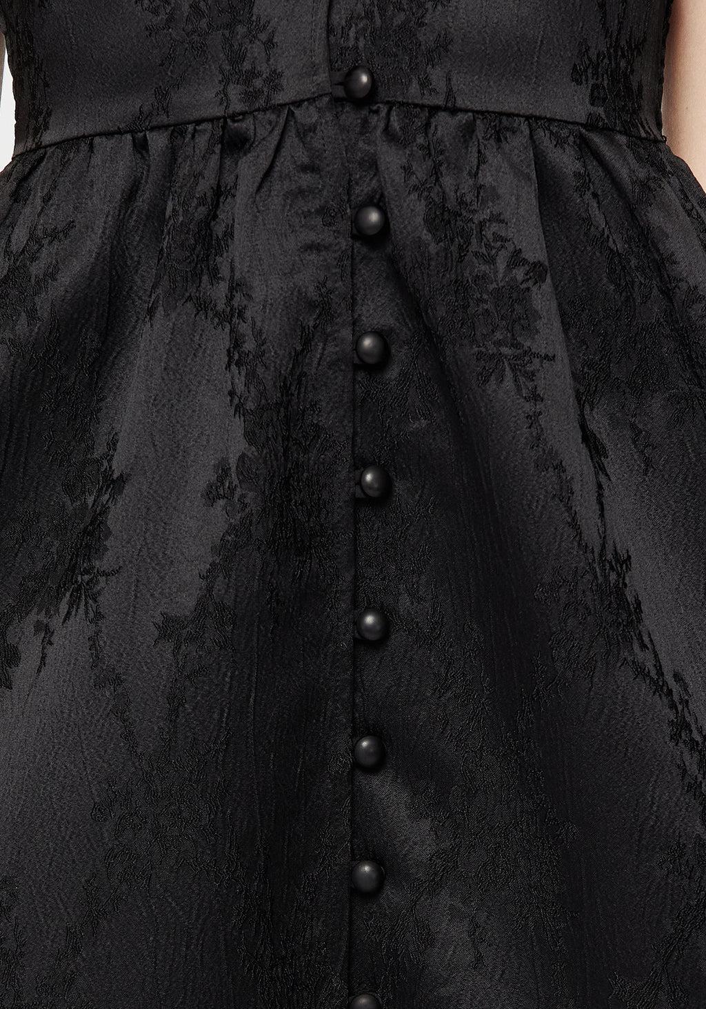 Sylvie Puff Sleeve Midi Dress Product Image