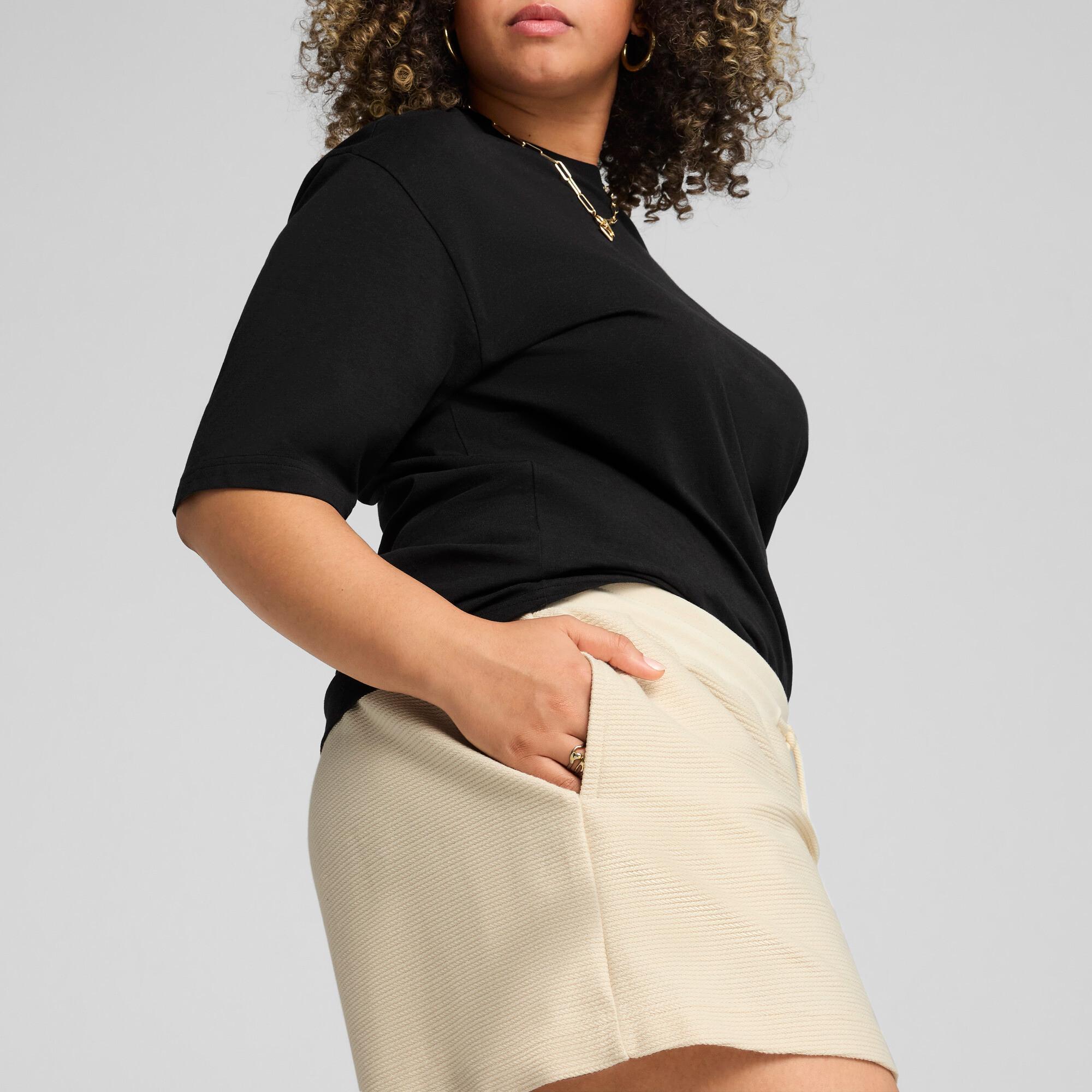 PUMA Premium Essentials A-Line Women's 4" Jacquard Shorts Product Image