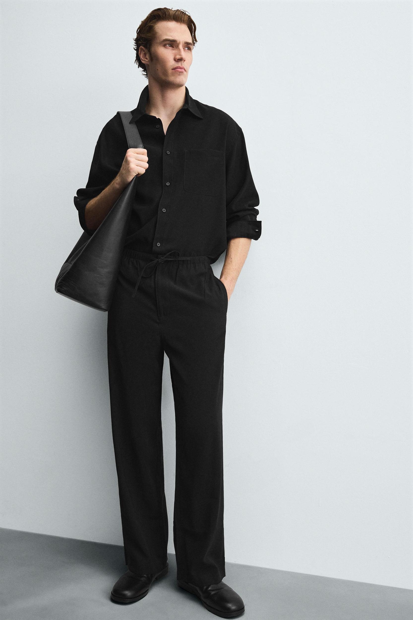 RELAXED FIT FLOWY PANTS Product Image
