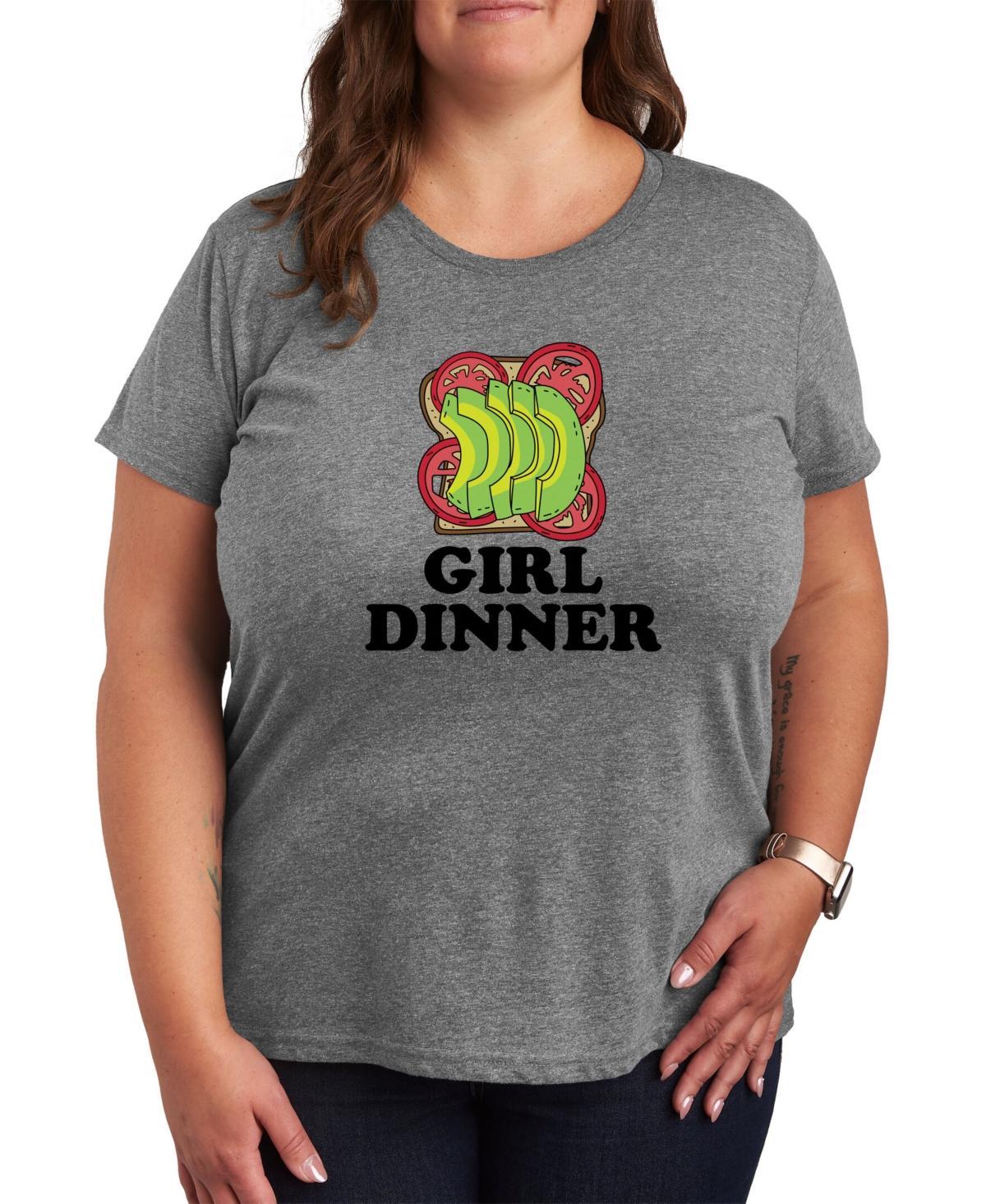 Plus Girl Dinner Avocado Toast Graphic Tee, Womens Product Image