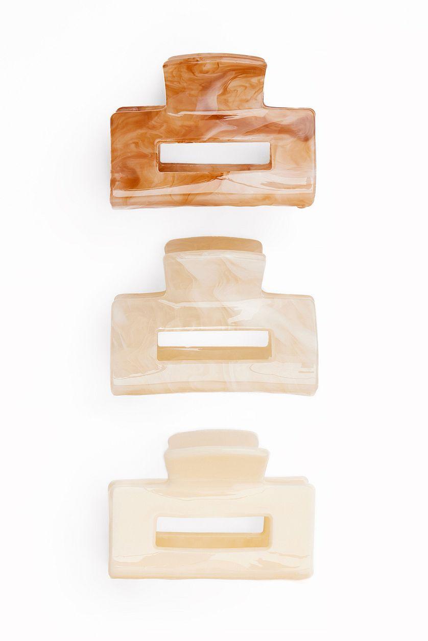 3-Pack Mini Squared Hairclips Product Image
