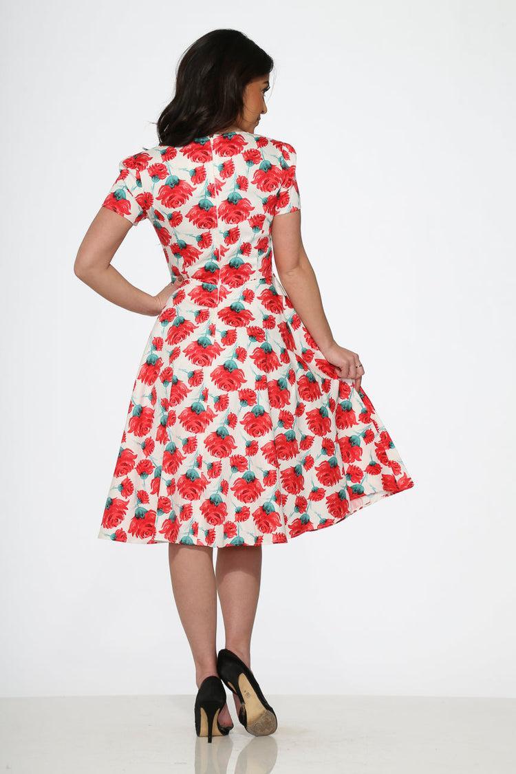 Bold Floral Swing Dress Product Image