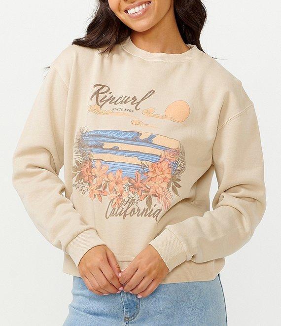 Rip Curl Wave Guilders Crew Neck Sweatshirt Product Image