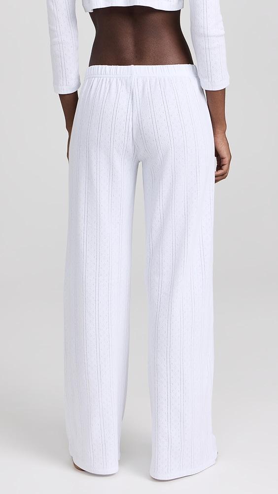 COUCOU The Pointelle Pants | Shopbop Product Image