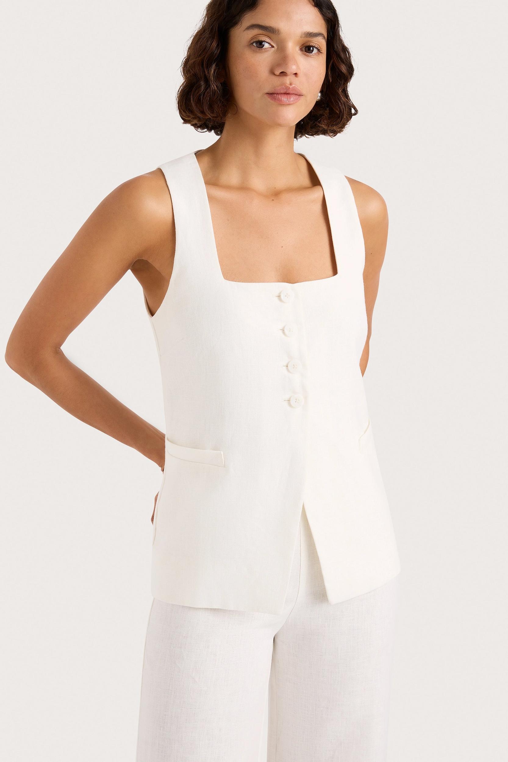 Eloise Mini Dress White Product Image