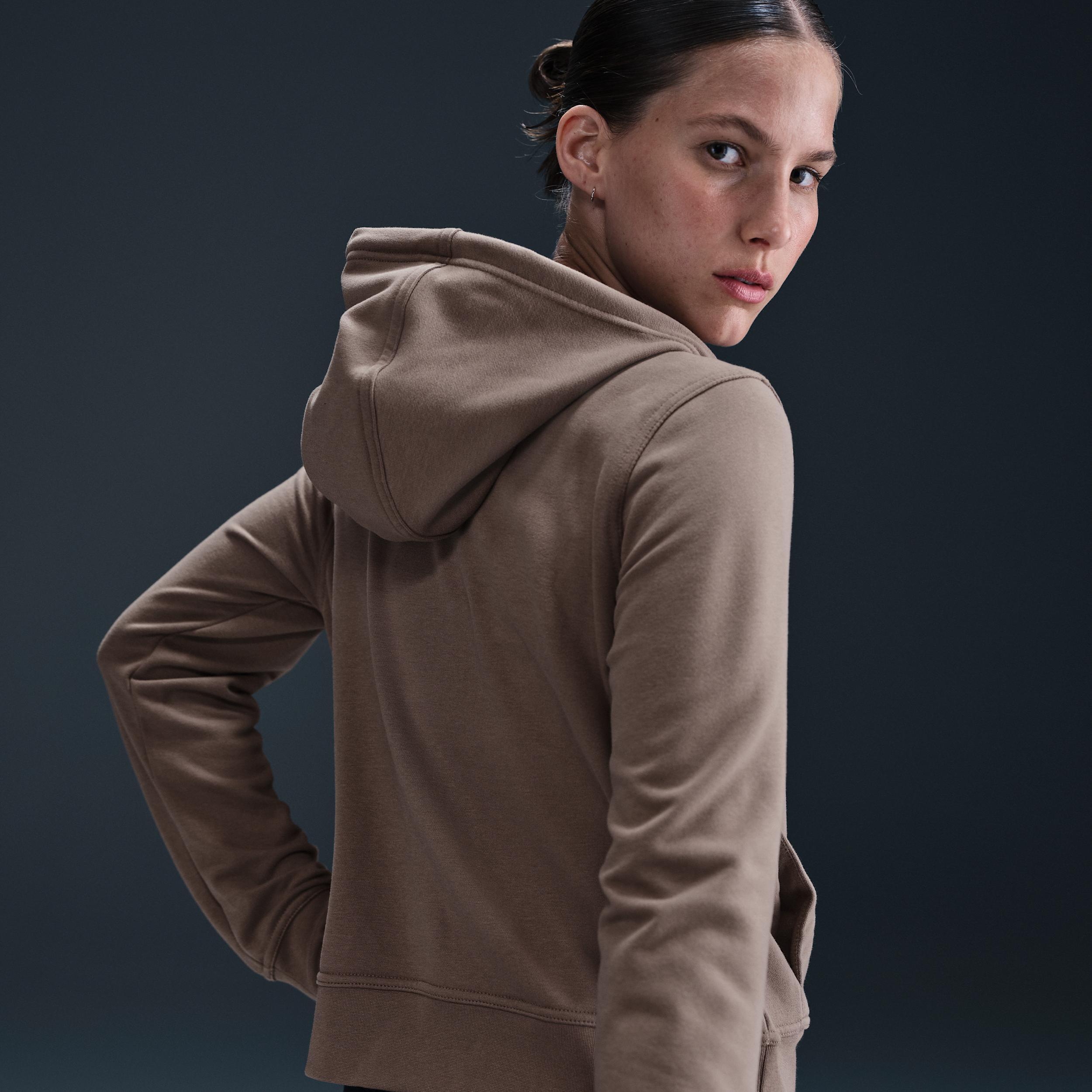 Nike Women's Dri-FIT One Full-Zip French Terry Hoodie Product Image