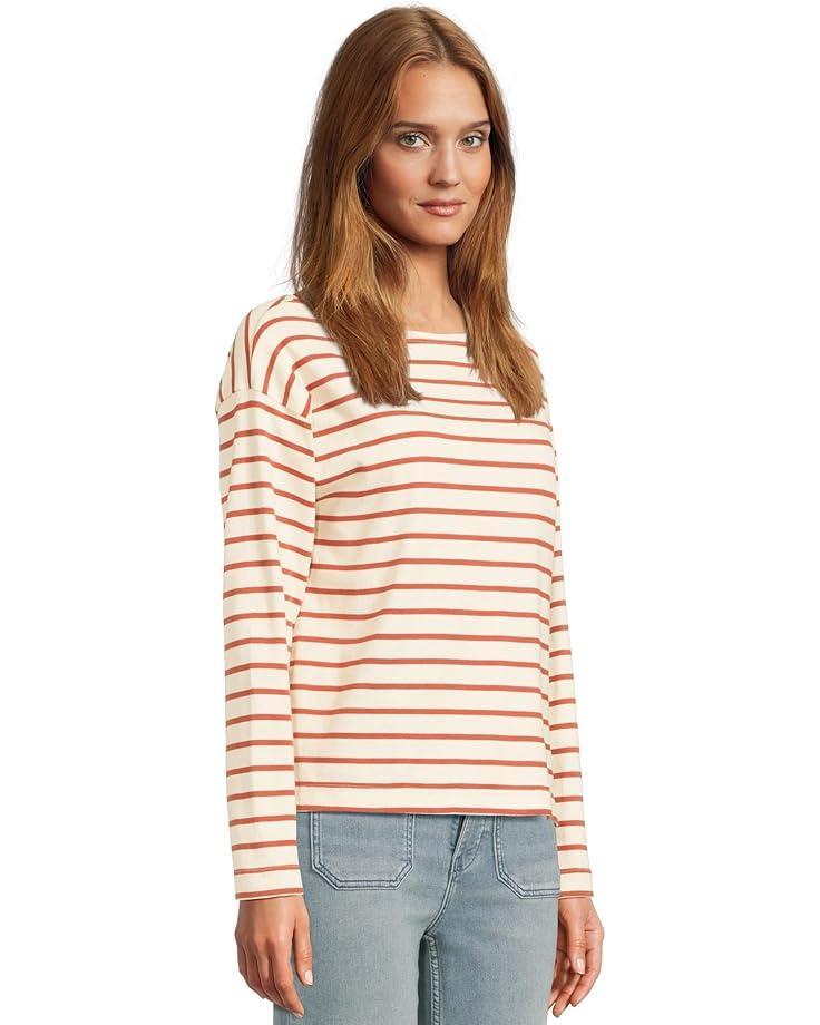 Boatneck Cotton Rib Long Sleeve Product Image
