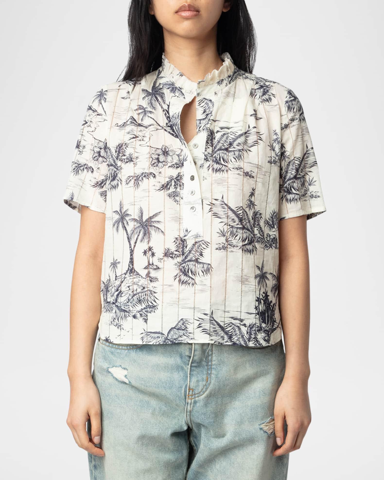 Topher Tropical Island Blouse Product Image