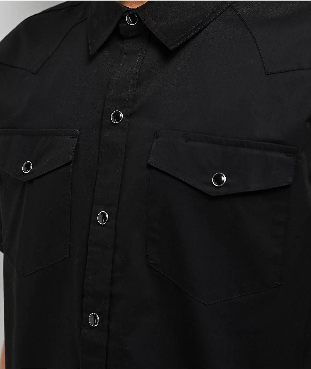 Empyre Drover Black Short Sleeve Shirt Product Image