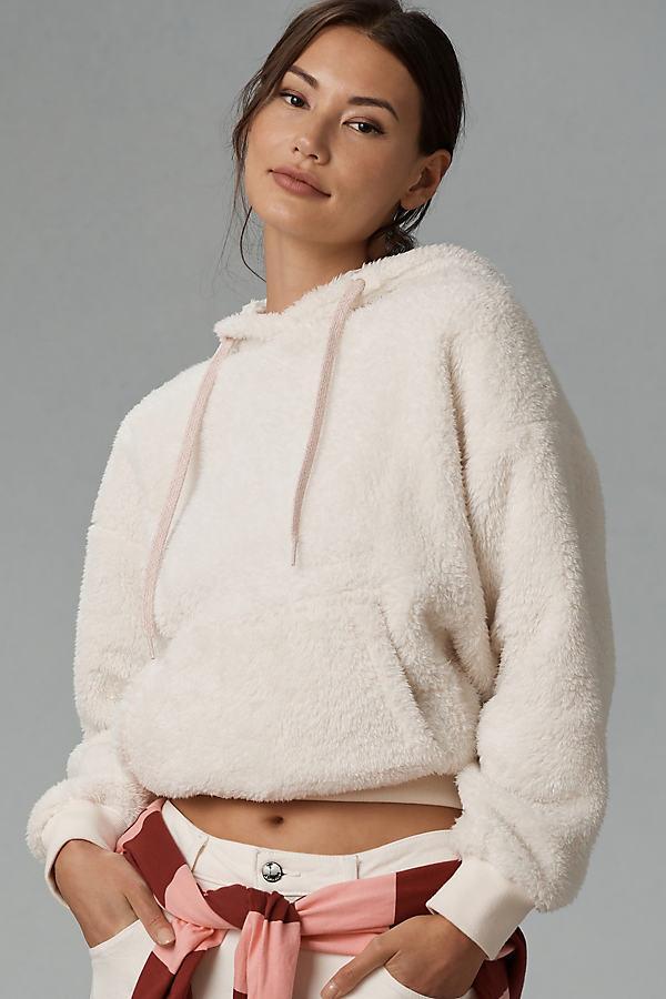 Womens Loyra Faux Shearling Hoodie Product Image