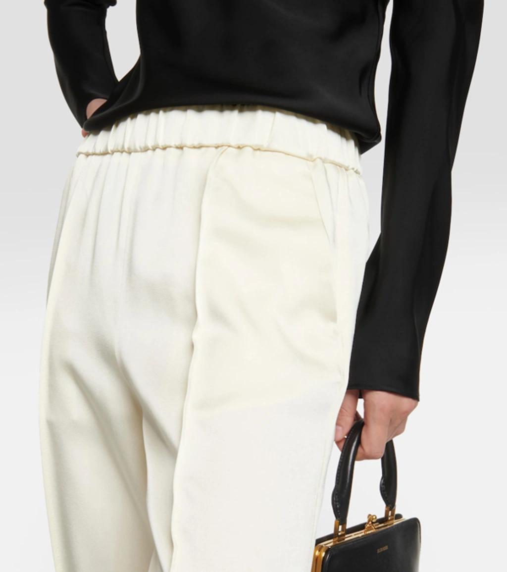 JIL SANDER Jersey Sweatpants In Beige Product Image