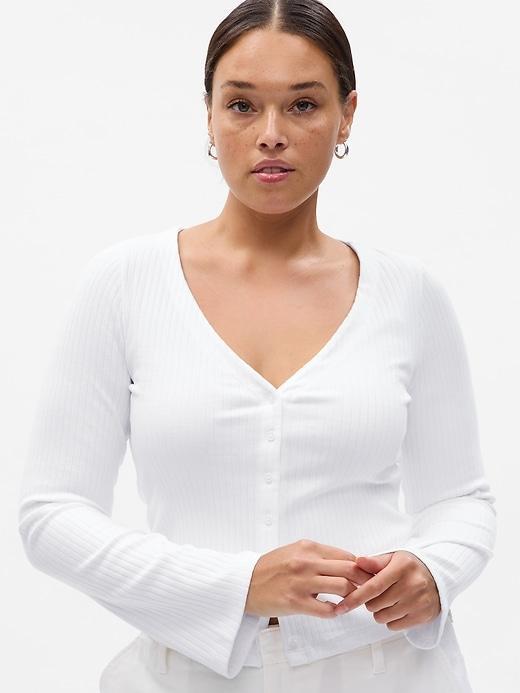 Modern Rib Cardigan Product Image