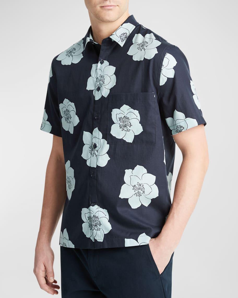 Mens Apple Blossom Short-Sleeve Shirt Product Image