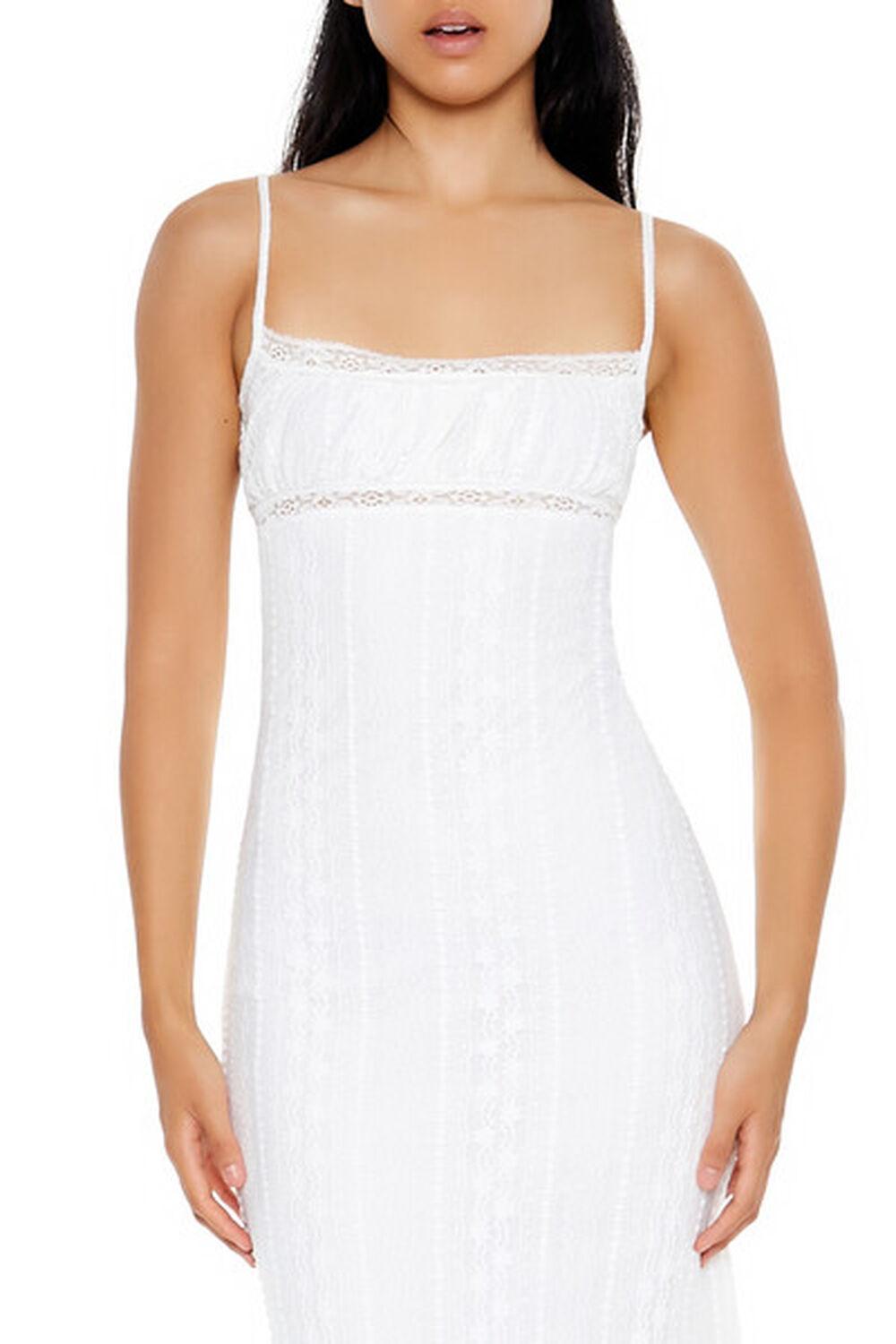 Eyelash Lace Cami Midi Dress | Forever 21 Product Image
