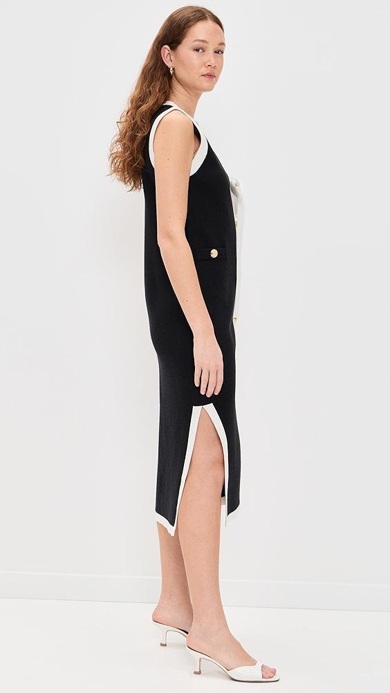 English Factory Knit Midi Dress With Ribbon Tie | Shopbop Product Image