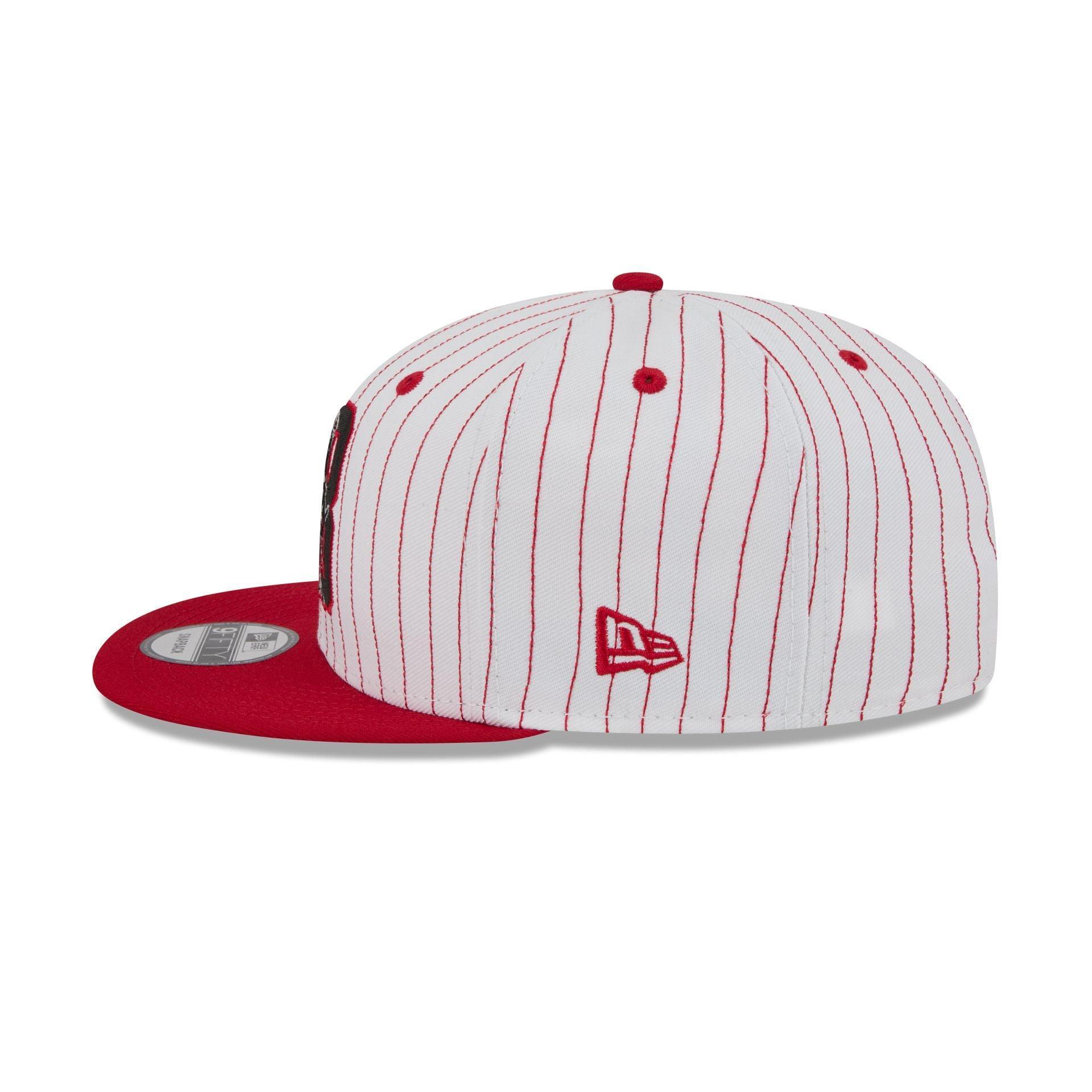 Tampa Bay Buccaneers Deceptor Pinstripe 9FIFTY Snapback Hat Male Product Image