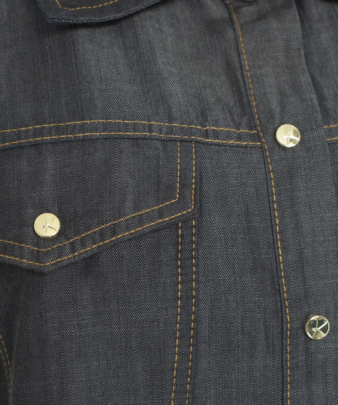 Lyocell denim vest Product Image