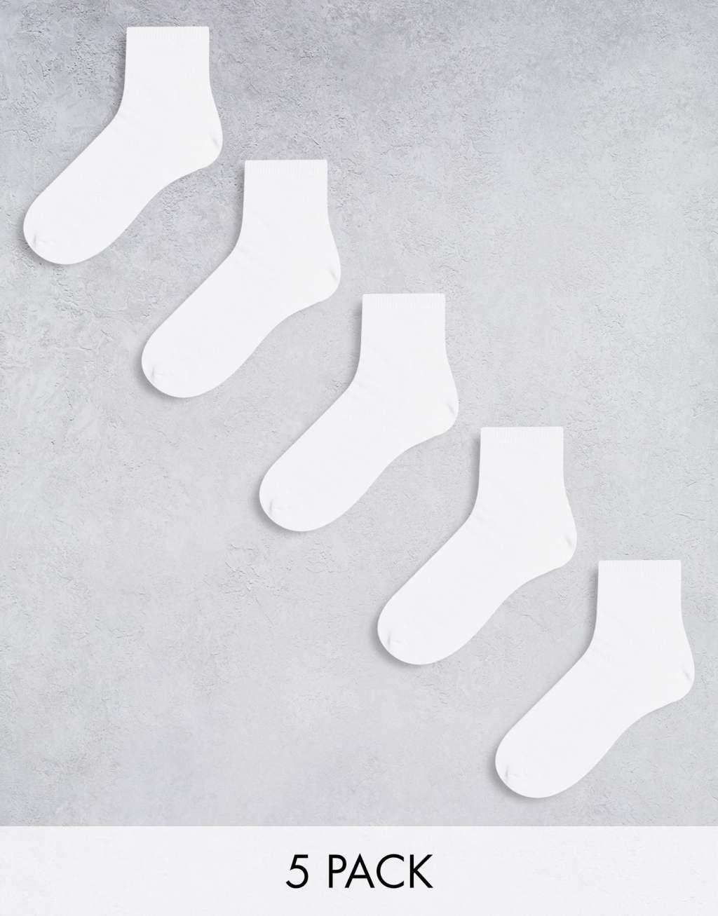 ASOS DESIGN 5 pack ankle socks Product Image