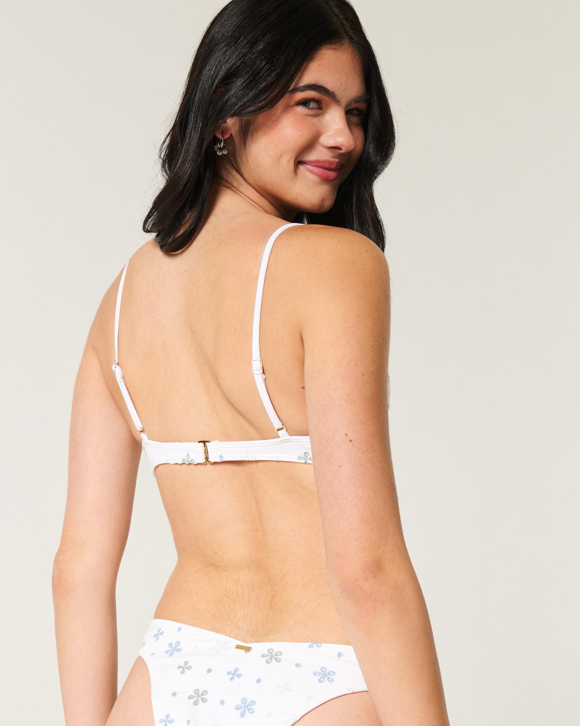 Eyelet Underwire Bikini Top Product Image