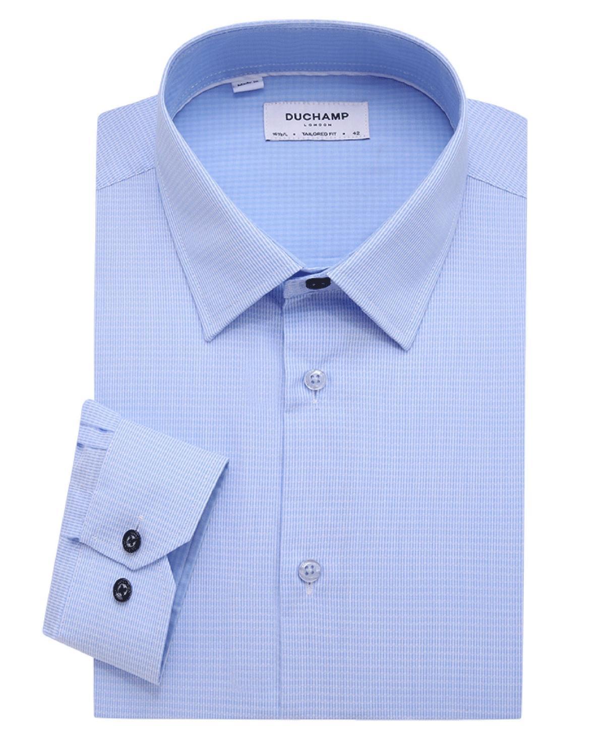 Duchamp London Mens Checked Dress Shirt Product Image