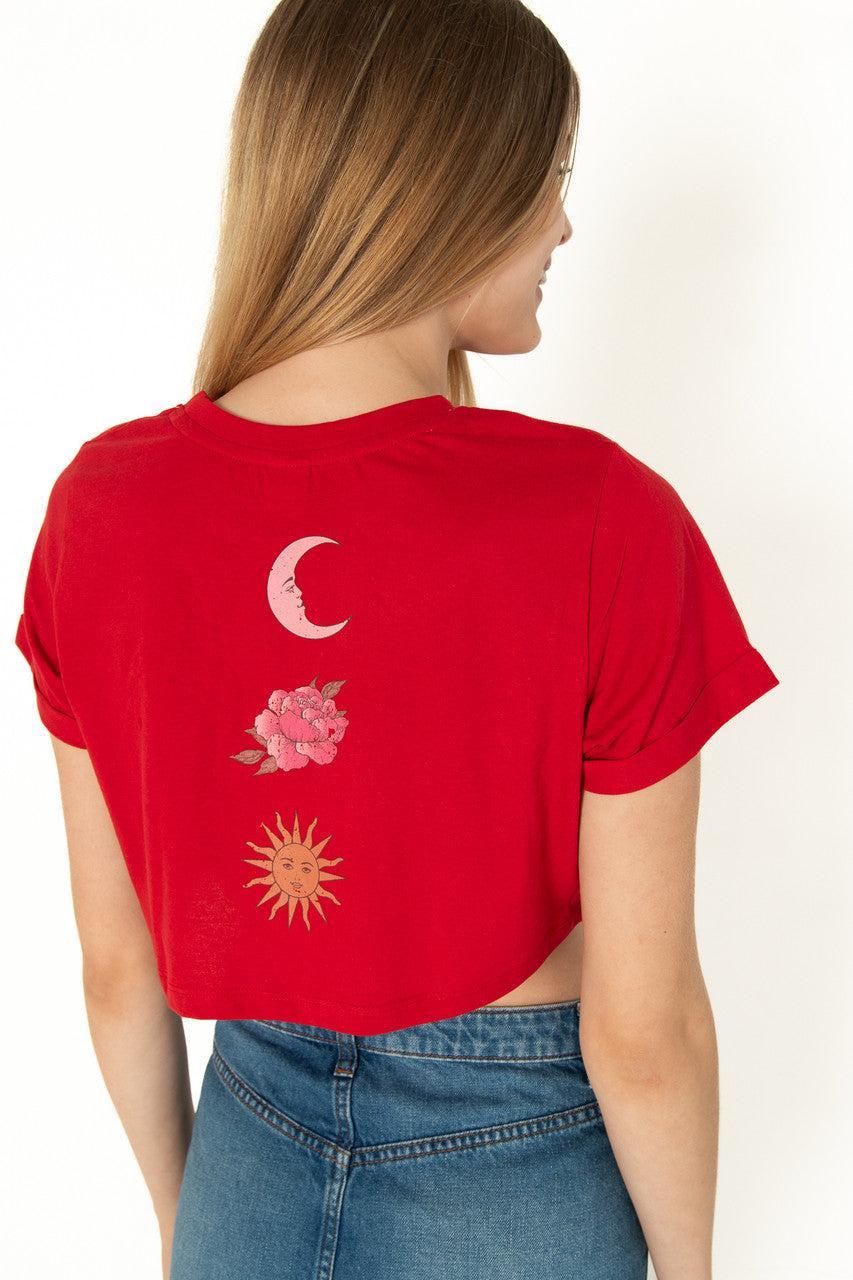 Follow Your Heart Crop Shirt Product Image