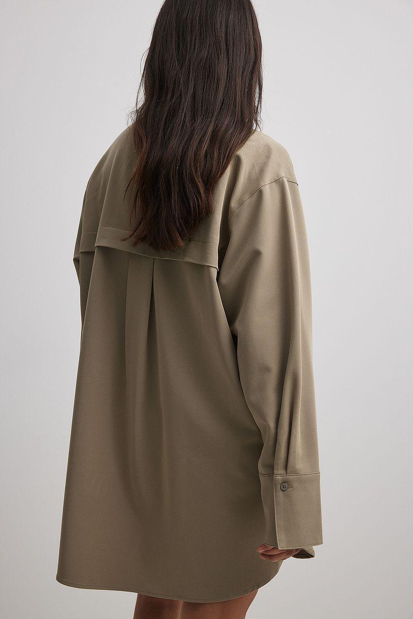 Oversized Shirt Dress Product Image
