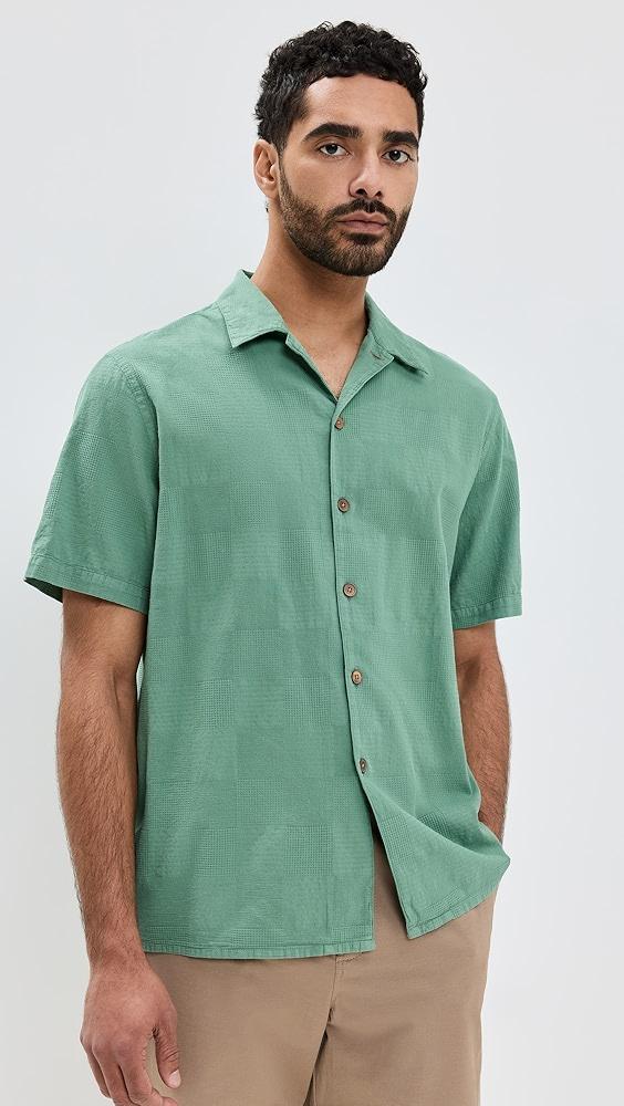 PS Paul Smith Textured Short Sleeve Shirt | Shopbop Product Image