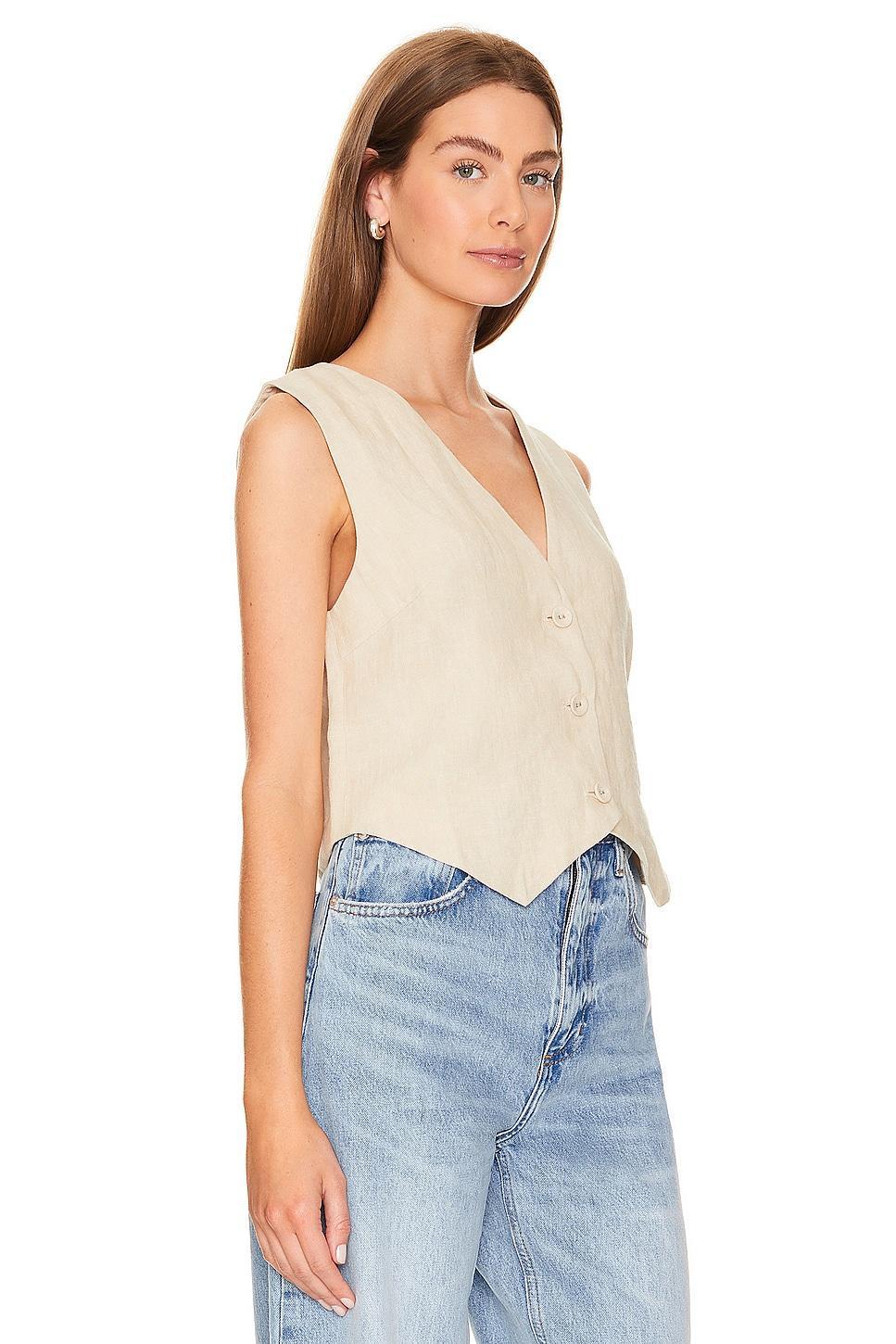 Tashi Linen Vest Product Image