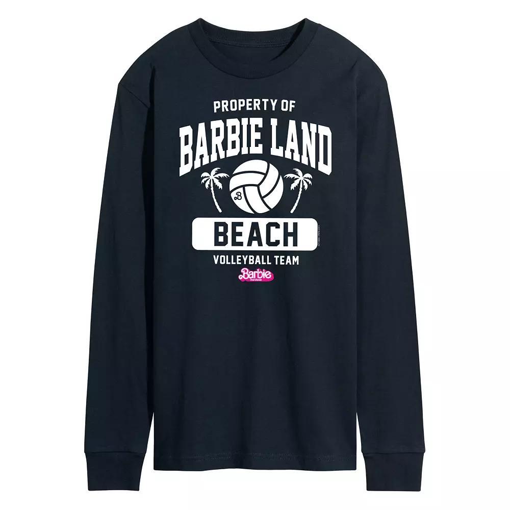 Men's Barbie™ The Movie Volleyball Graphic Tee, Size: Large, Black Product Image