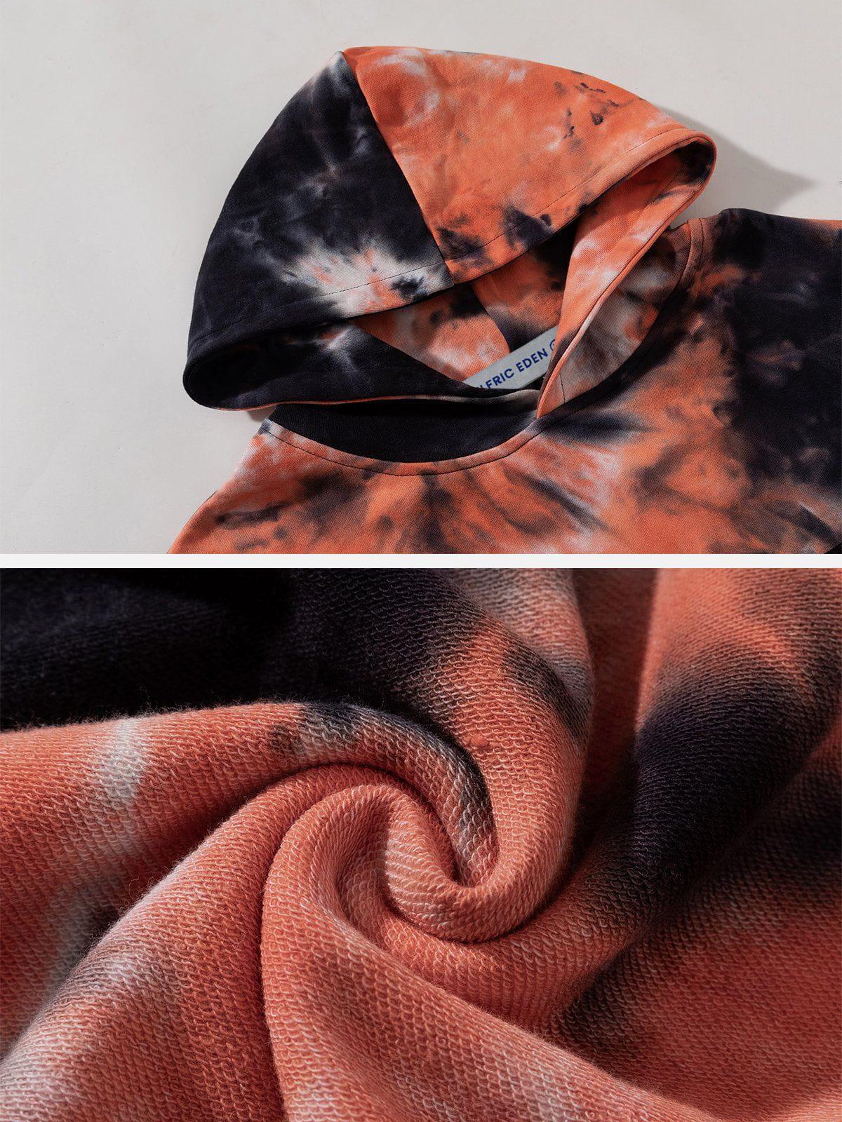 Aelfric Eden Tie Dye Cotton Hoodie Product Image