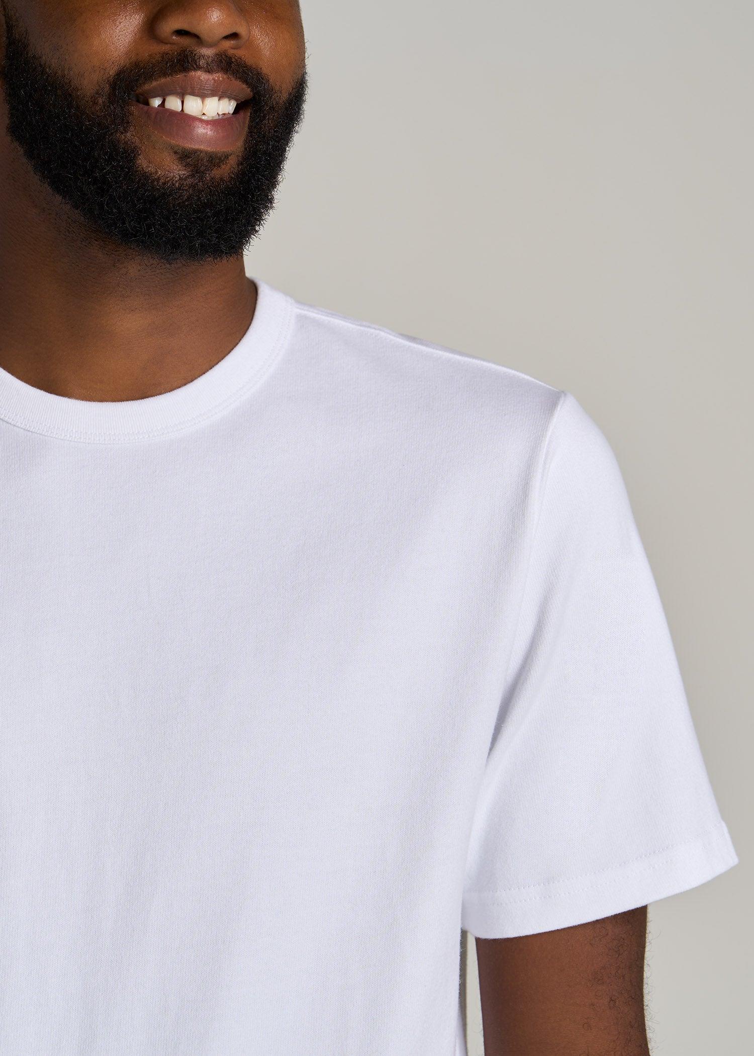 LJ&S Heavyweight RELAXED-FIT Tall Tee in Sumac Red Product Image
