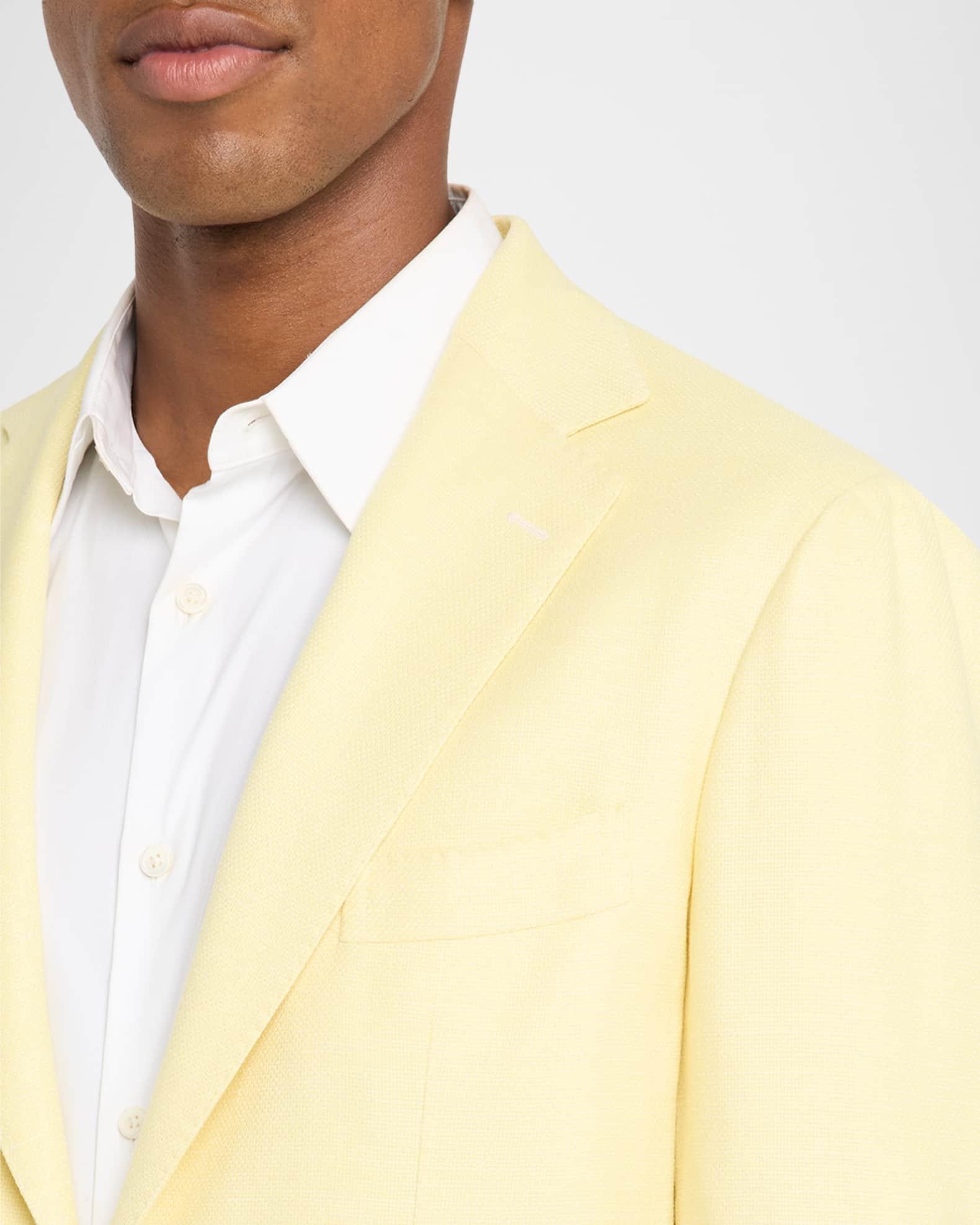 Men's Wool, Silk and Linen Single-Breasted Sport Coat Product Image