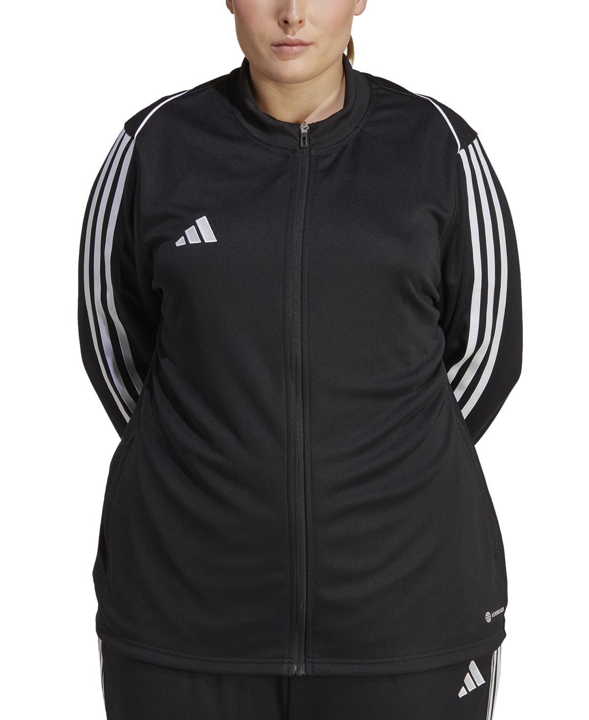 adidas Plus Size Tiro 23 League Training Jacket Women's Clothing Product Image