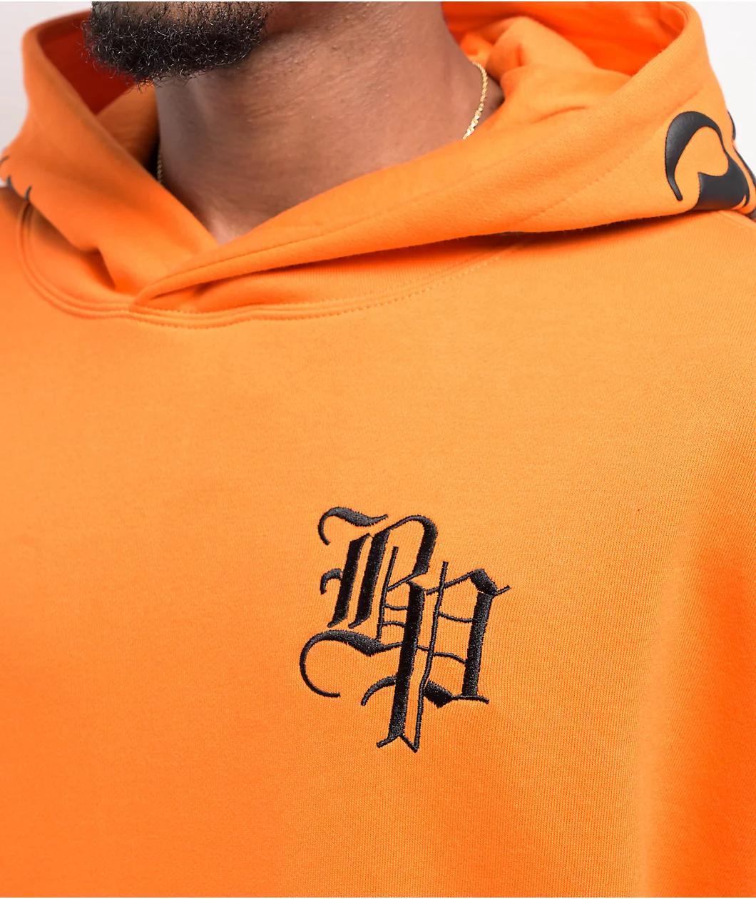 Broken Promises Renegade Orange Hoodie Product Image