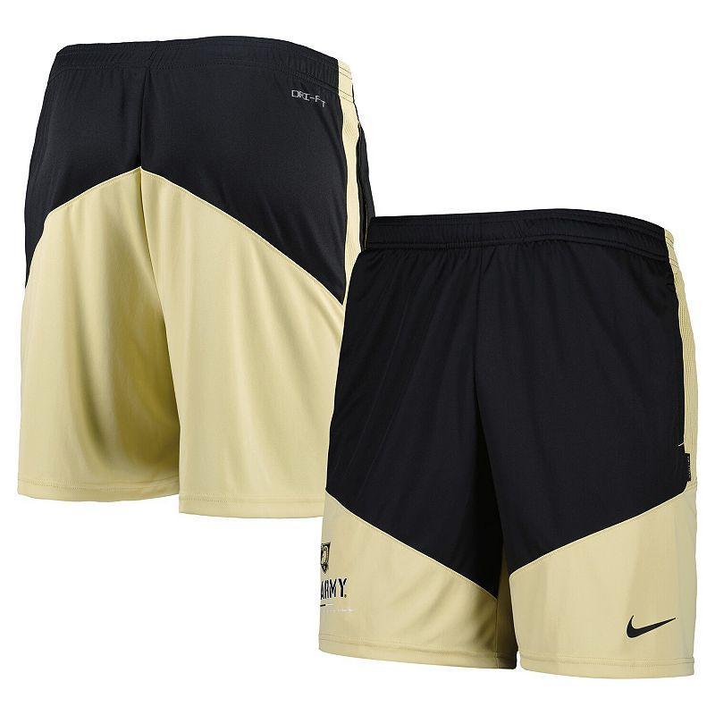 Mens Nike Black/Gold Army Black Knights Performance Player Shorts Product Image