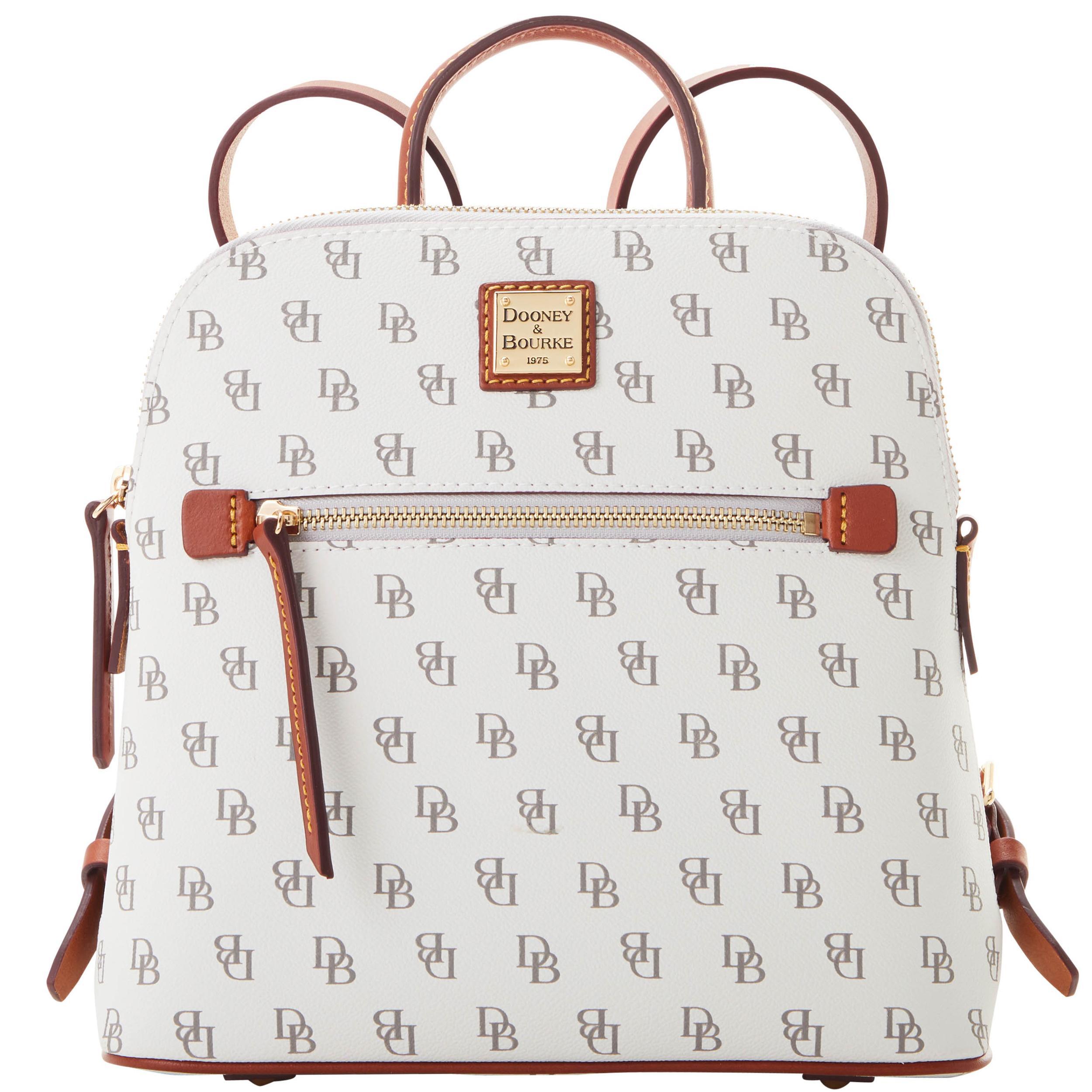 Dooney & Bourke Womens Gretta Coated Cotton Backpack in Brown Tmoro Product Image