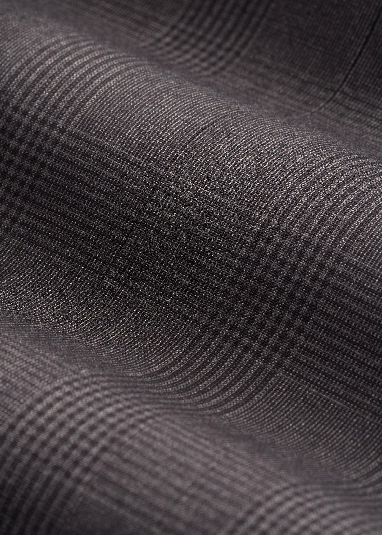 Suit Trousers for Tall Men in Charcoal Plaid Product Image