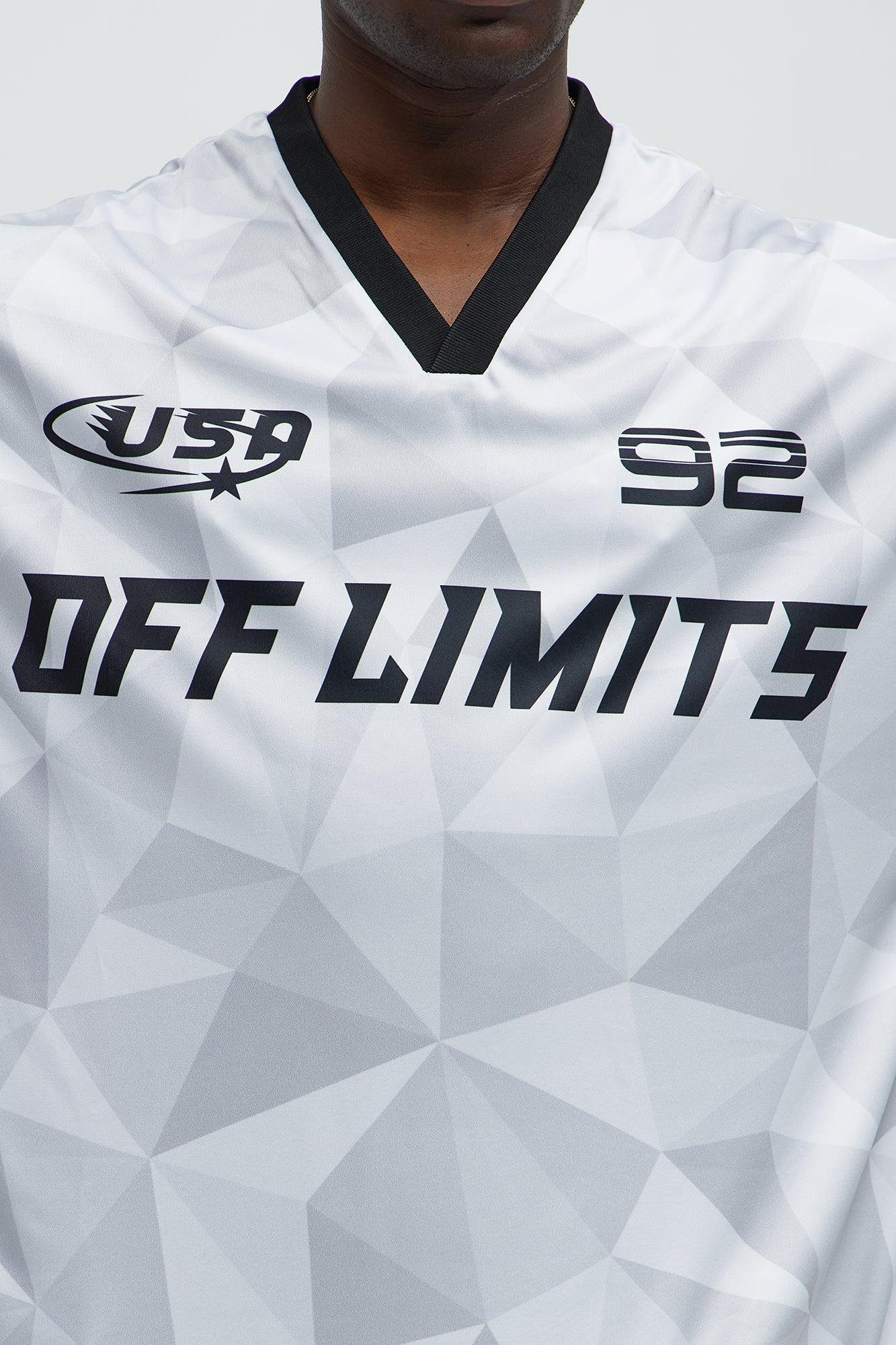 Off Limits Short Sleeve Soccer Jersey - White/combo Product Image