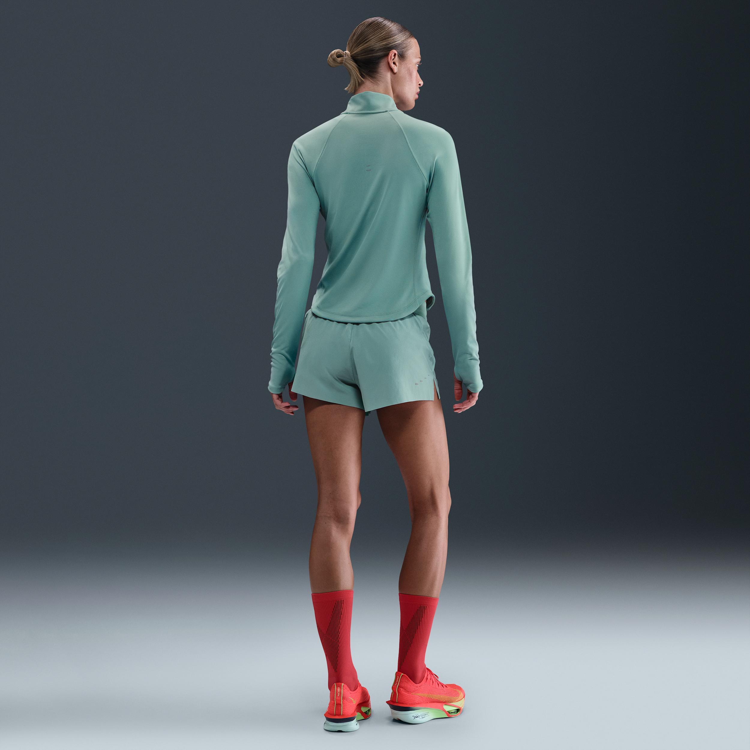 Nike Women's Swift Dri-FIT Mid-Rise 2.5" Brief-Lined Running Shorts Product Image