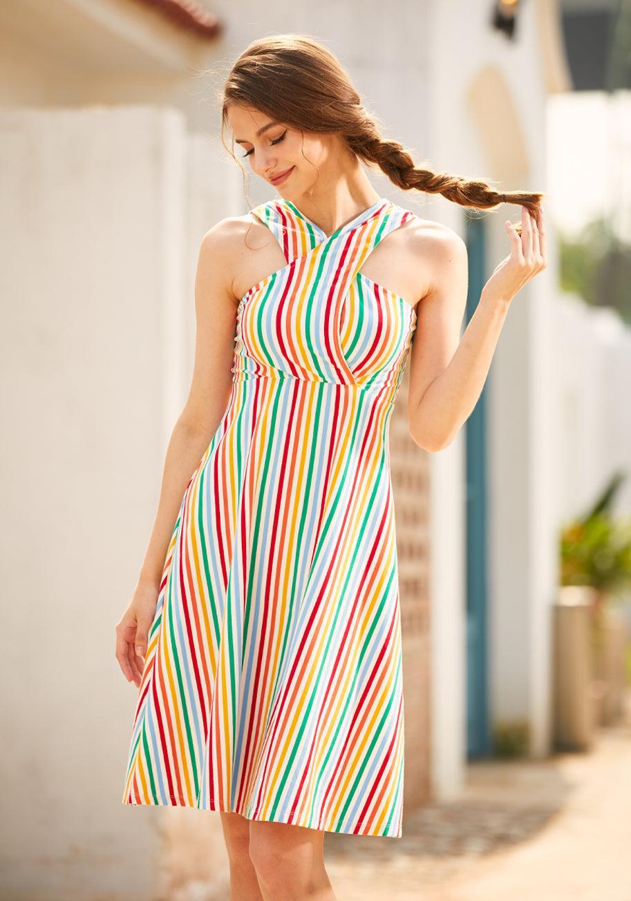 You've Yacht To Be Kidding Me Knit Midi Dress Product Image