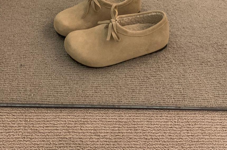 Bow Fleece-Lined Slip-Ons Product Image
