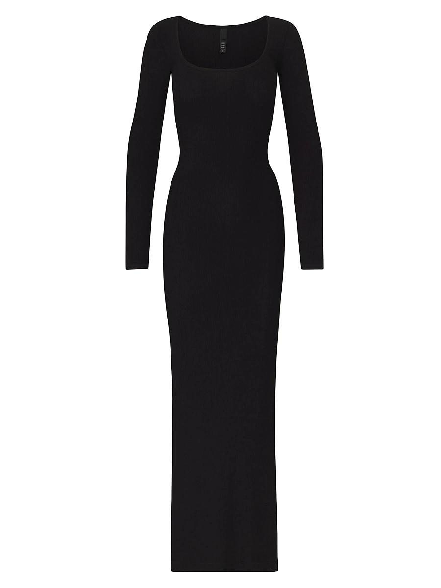 Womens Soft Lounge Long-Sleeve Dress Product Image