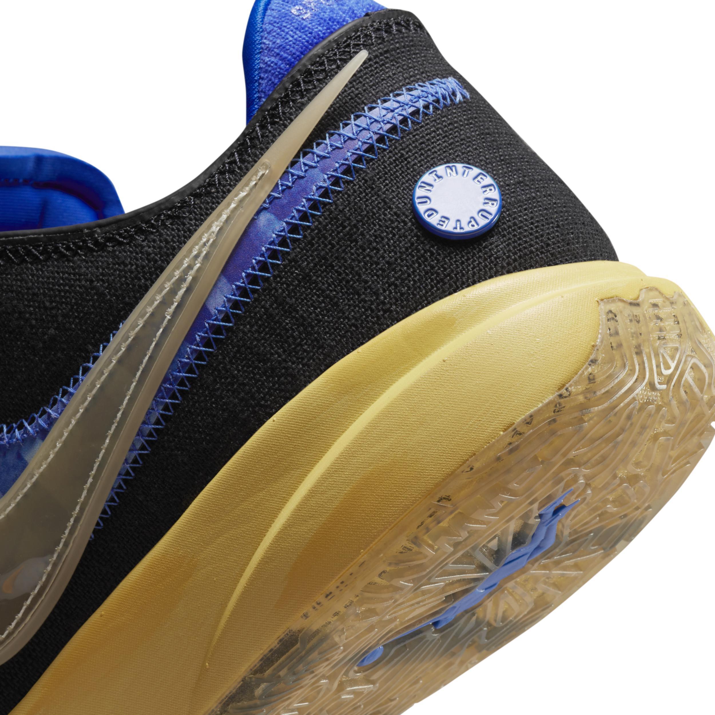 Nike Mens Lebron James Nike Lebron XX - Mens Basketball Shoes Black/White/Metallic Gold Product Image